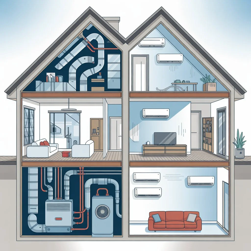 detailed discussion about HVAC zoning vs mini-split