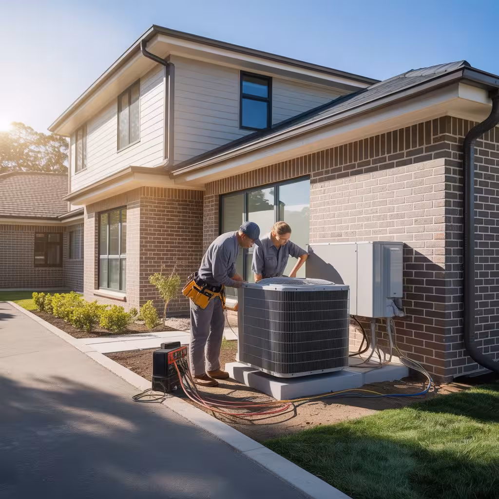 HVAC installation new construction final system testing in 2026