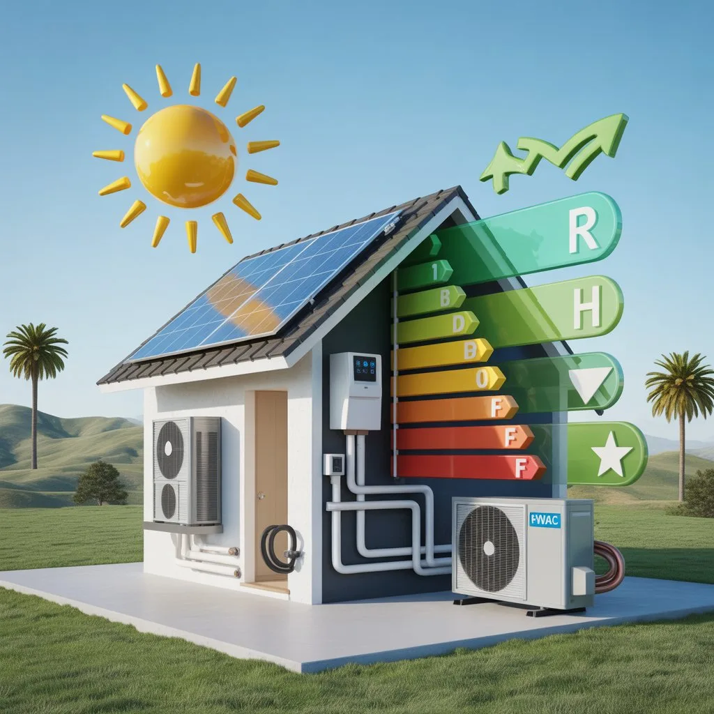 California HVAC rebates 2026 guide showing savings and heat pump installation benefits