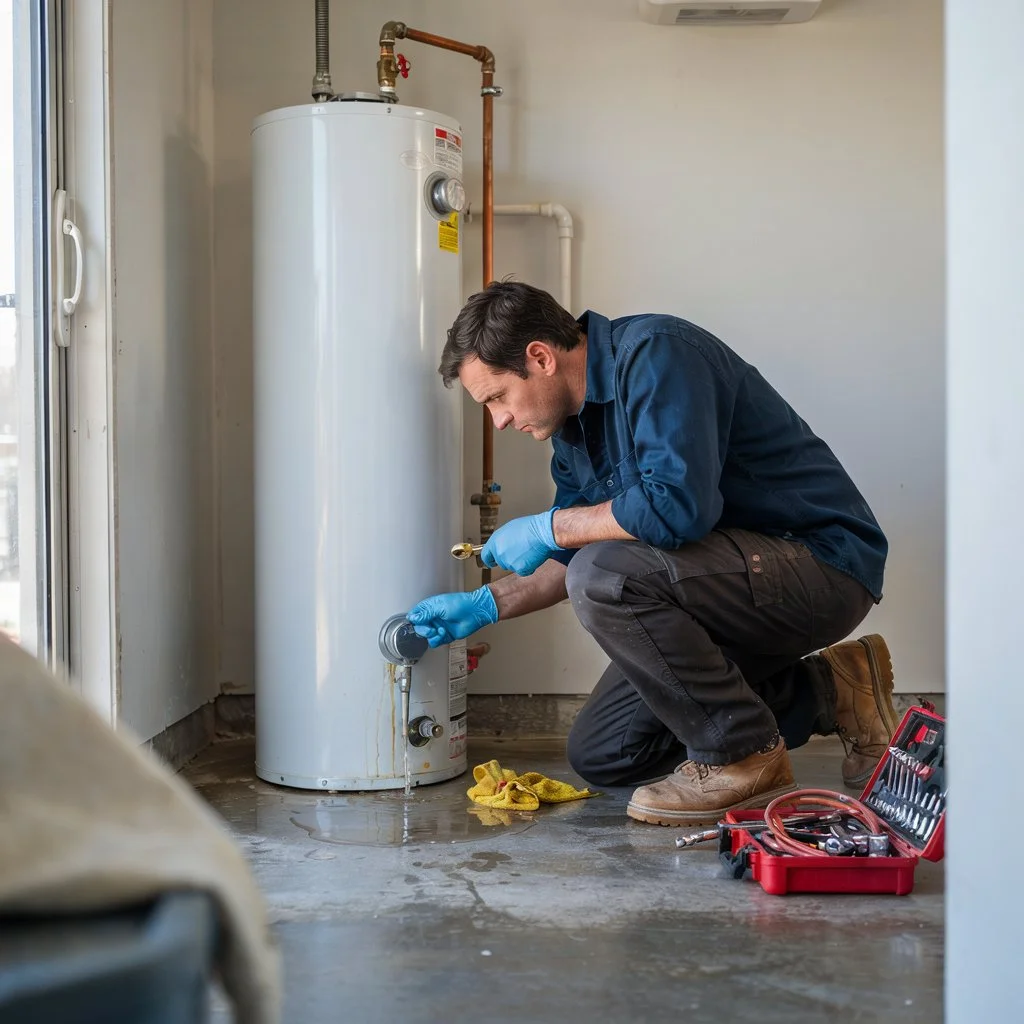 Water Heater Tank Leaking Inspection and Repair Guide