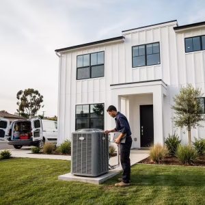 A2L refrigerants 2027 HVAC system inspected at a San Jose home