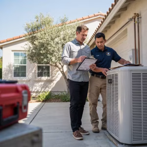 California HVAC rebates for energy-efficient heat pump installation